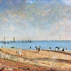 People on the Brighton Beach